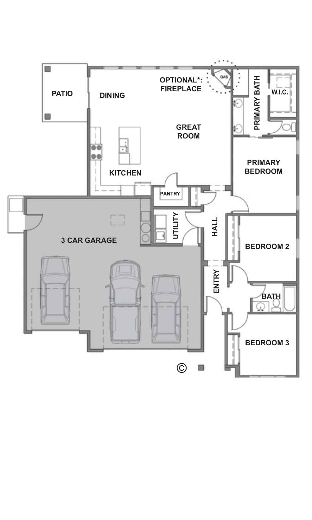 Desert Rose 3 Floor Plan